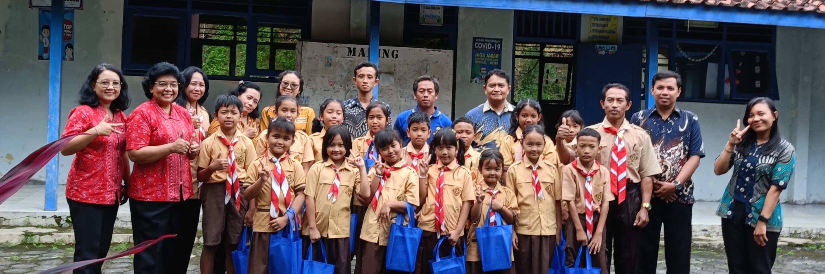 Sapaan Kasih Satgas Tanggap Bencana di SD Kanisius Ngawen